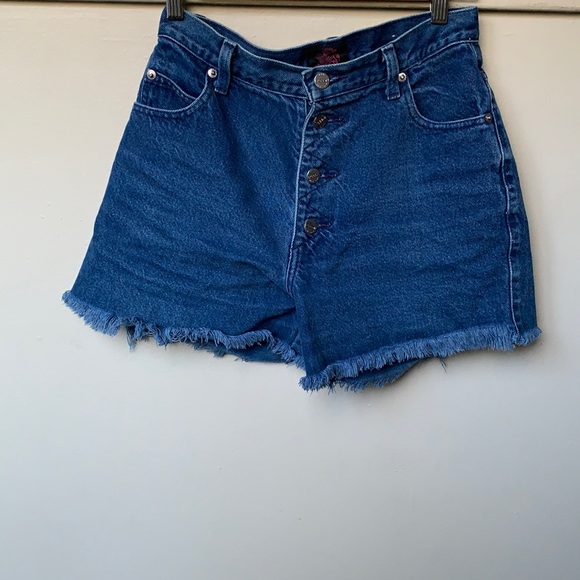 VTG Sasson Jeans Cutoffs Shorts High Waist Rise - Picture 2 of 13
